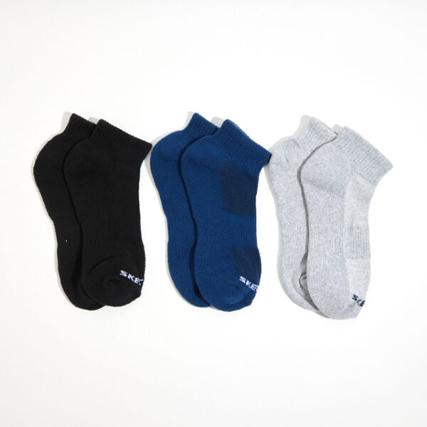 Pack of 3 Solid Ankle Socks - Image 1